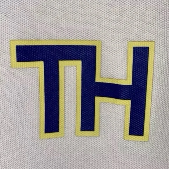 Tommy Hilfiger Men's Short Sleeve Colorblock Knit Polo Hilfiger Collar Size M - Picture 4 of 12